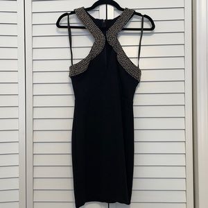 Black cocktail dress